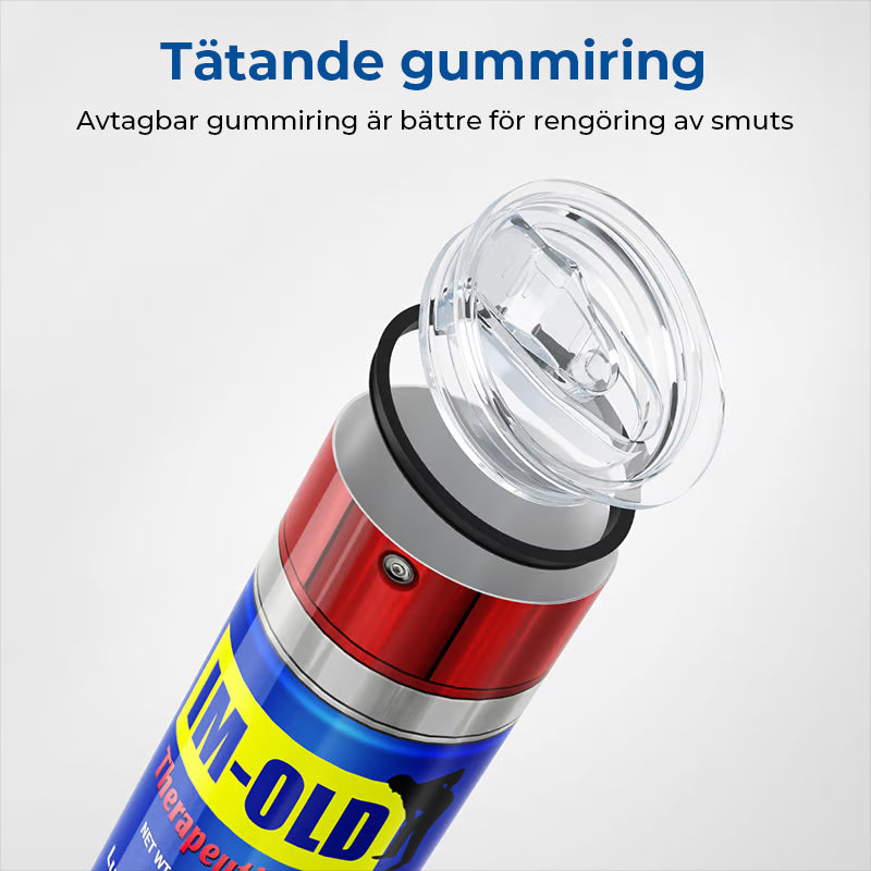 Termosmugg med smutsigt mönster