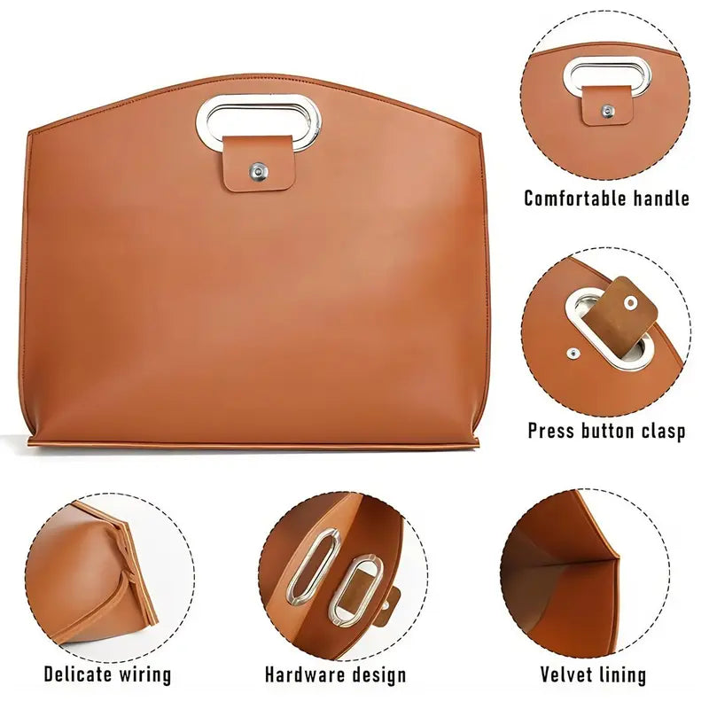 Faux Leather Work Office Handbags