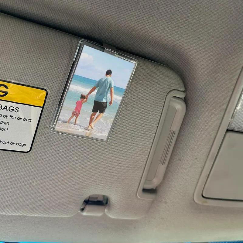 Car Sunshade Photo Frame Clip