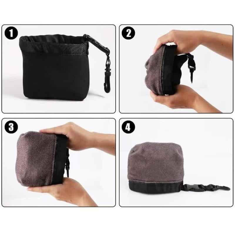 Rengöringsväska för golfklubbor och golfbollar