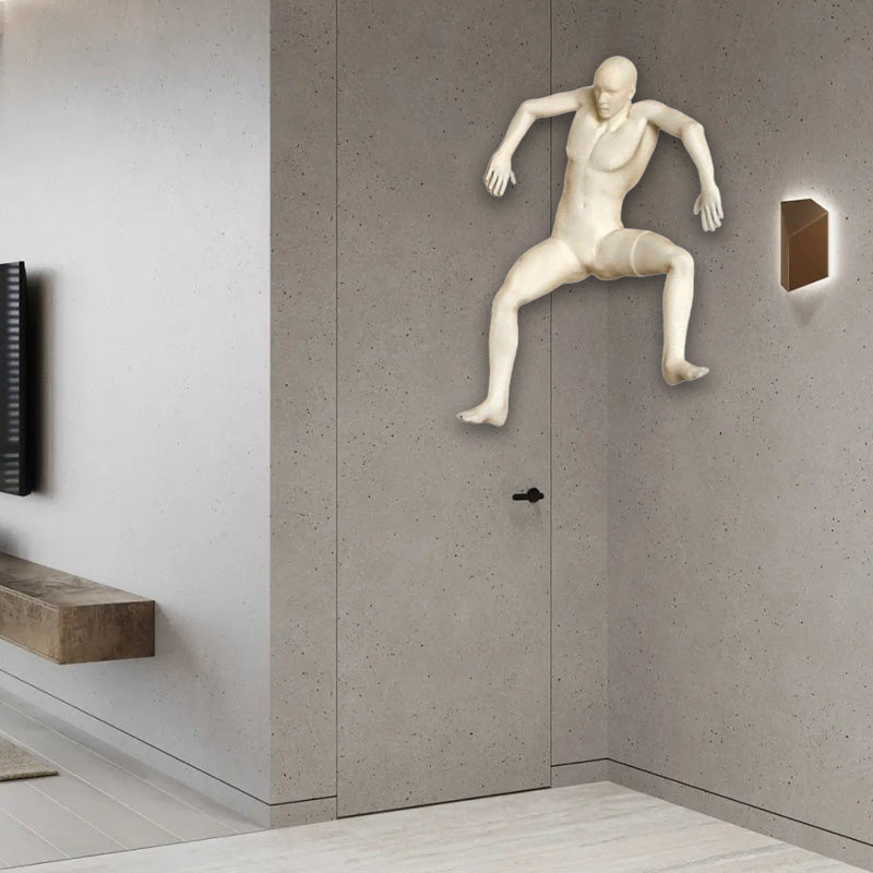 Corner Figure ‘Frightened’ Wall Decoration