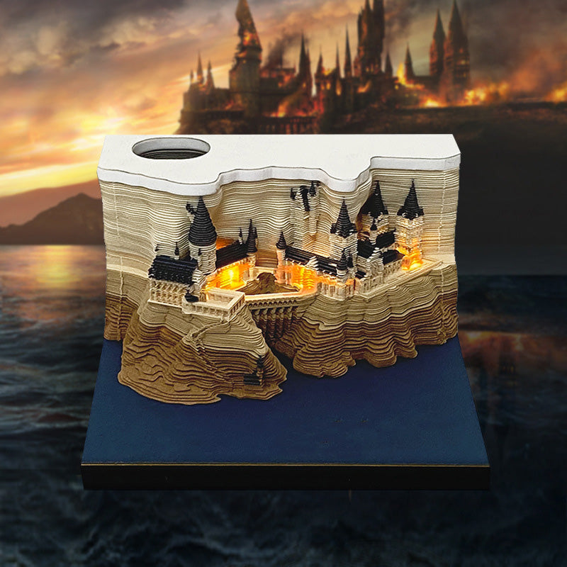 Castle 3D Memo Note Calendar
