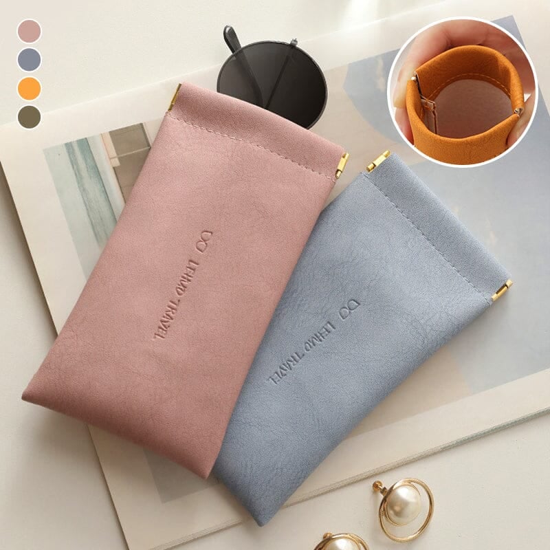 Bärbar komprimerad skärvbombglasögonfodral