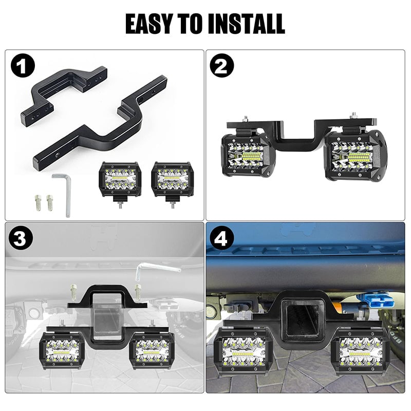 Car LED Work Light Kit