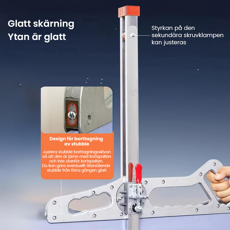 Hopfällbart gipsskärverktyg