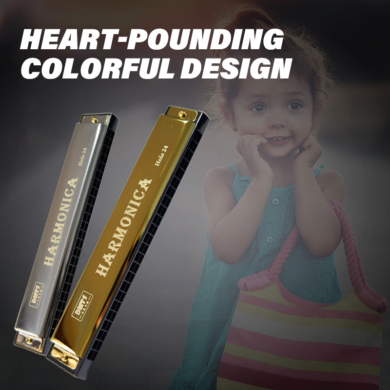 24-Hole C Key Harmonica