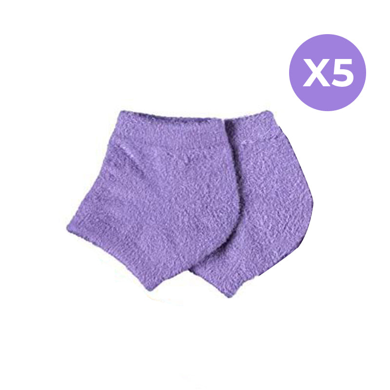 Fuzzy Moisturizing Heel Socks