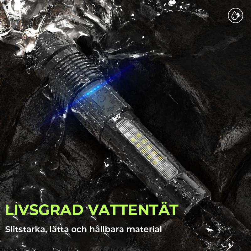 Vit laser med lång räckvidd Ultraljus ficklampa