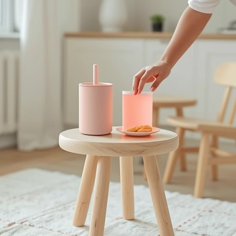 Silicone Baby Cups With Straws and Lids