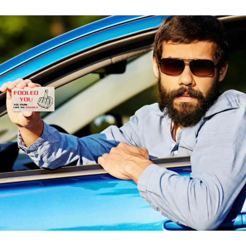 You Park Like An A-hole Bad Parking Prank Cards Look Like $50 Money from a Distance