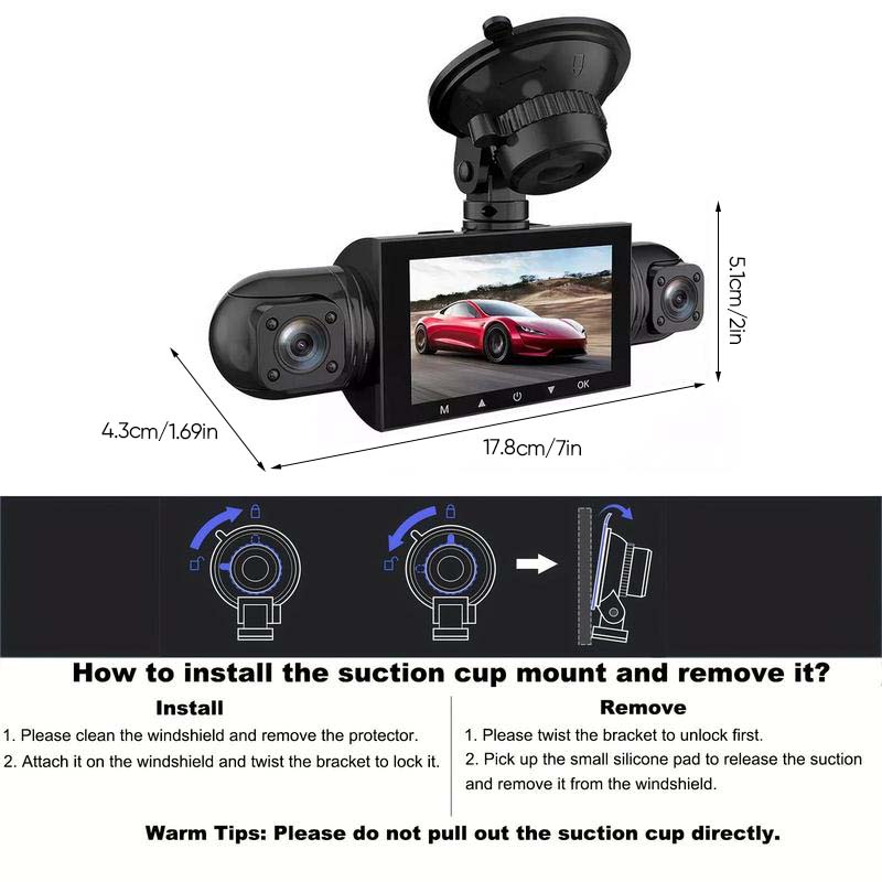 4-Channel 360° Dash Camera Set