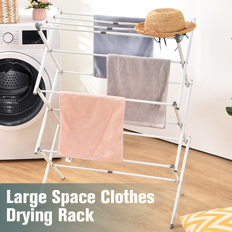 Expandable Collapsing Foldable Laundry Rack