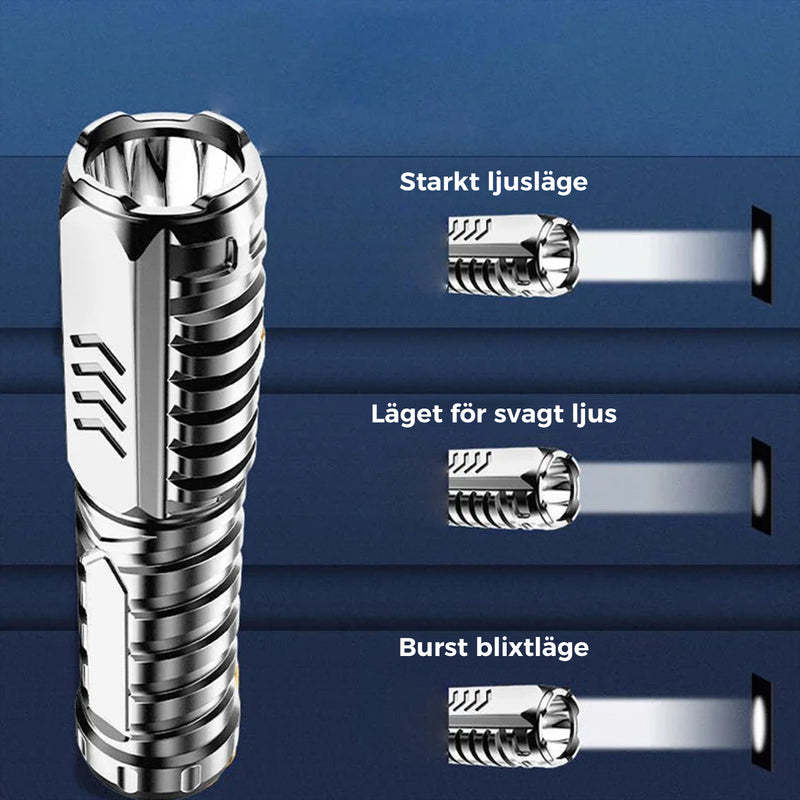 Specialstyrkor starkt ljus LED-ficklampa
