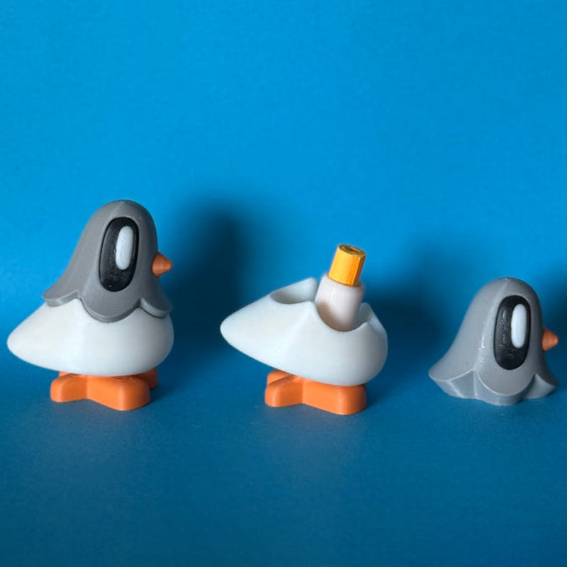 Mini Secret Note Carrier Pigeons with Magnetic Feet