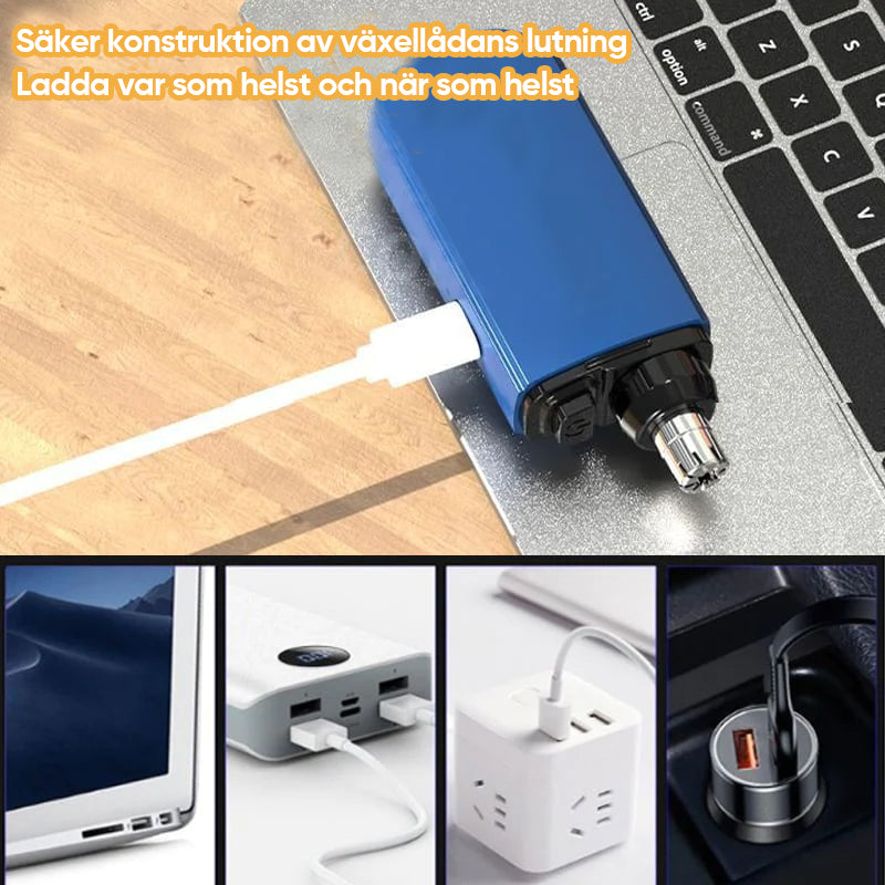 Bärbar trimmer för näshår