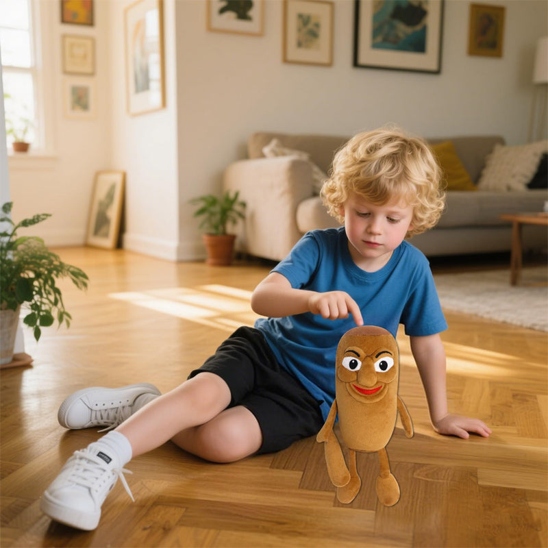 Soft Plush Toy Shark with Sneaker Feet