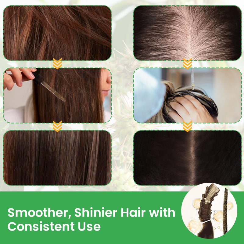 Organic Cold Pressed Black Castor Oil for Hair Growth