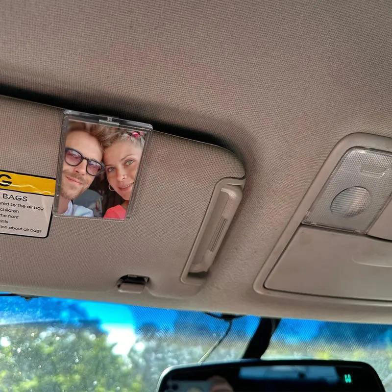 Car Sunshade Photo Frame Clip