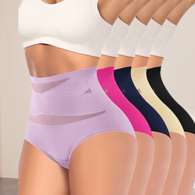 Pre-sale>> Women's Mesh Cross High Waist Briefs