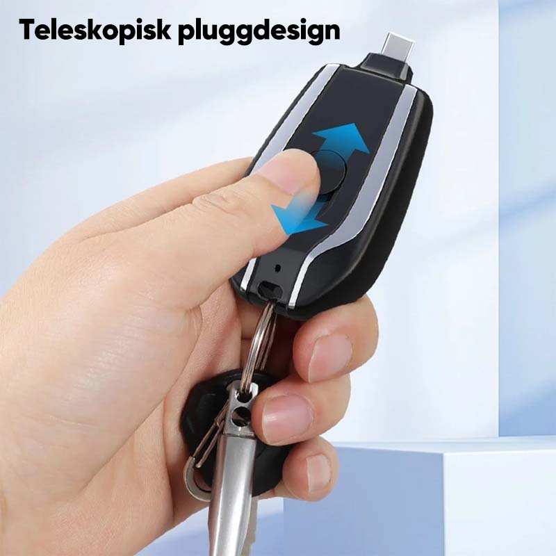 Powerbank med nyckelring
