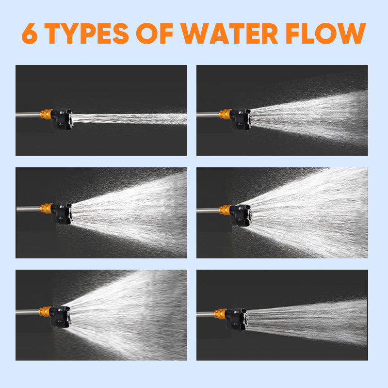 6-in-1 Spray Nozzle Car Wash Water Gun
