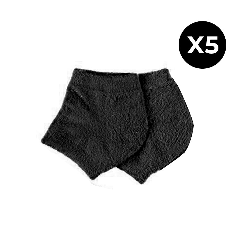 Fuzzy Moisturizing Heel Socks