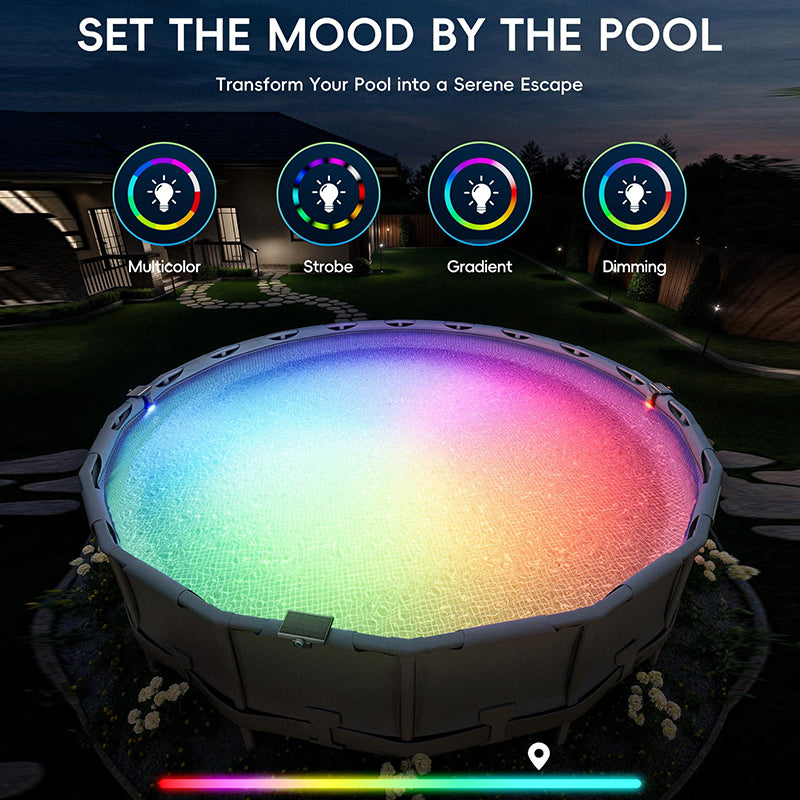 Poolside Solar Light