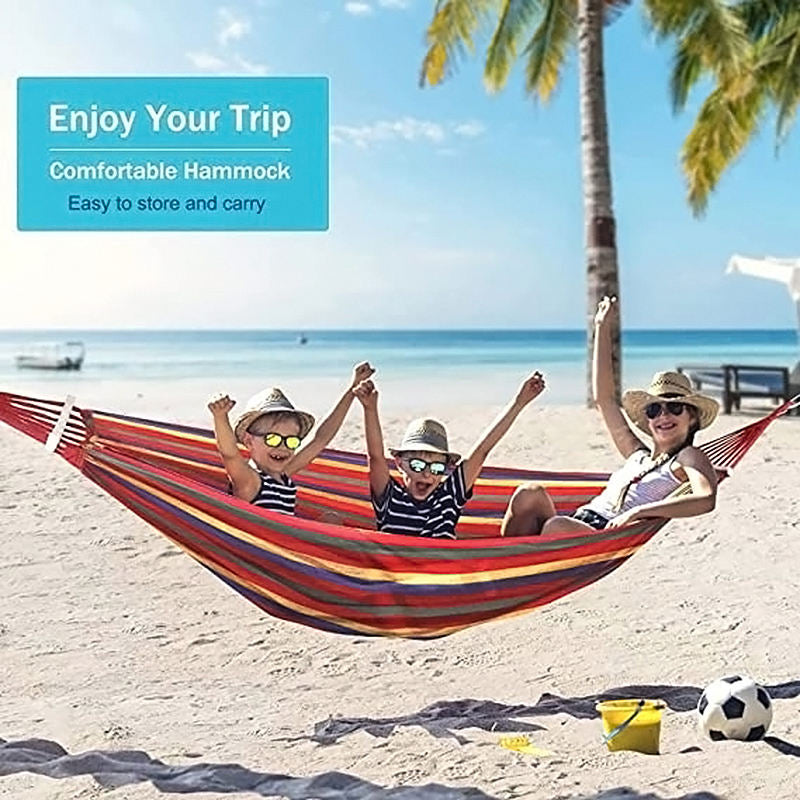 Brazilian Double Hammock with Ropes