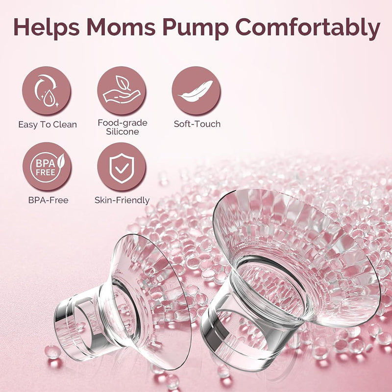 Breast pump accessory set
