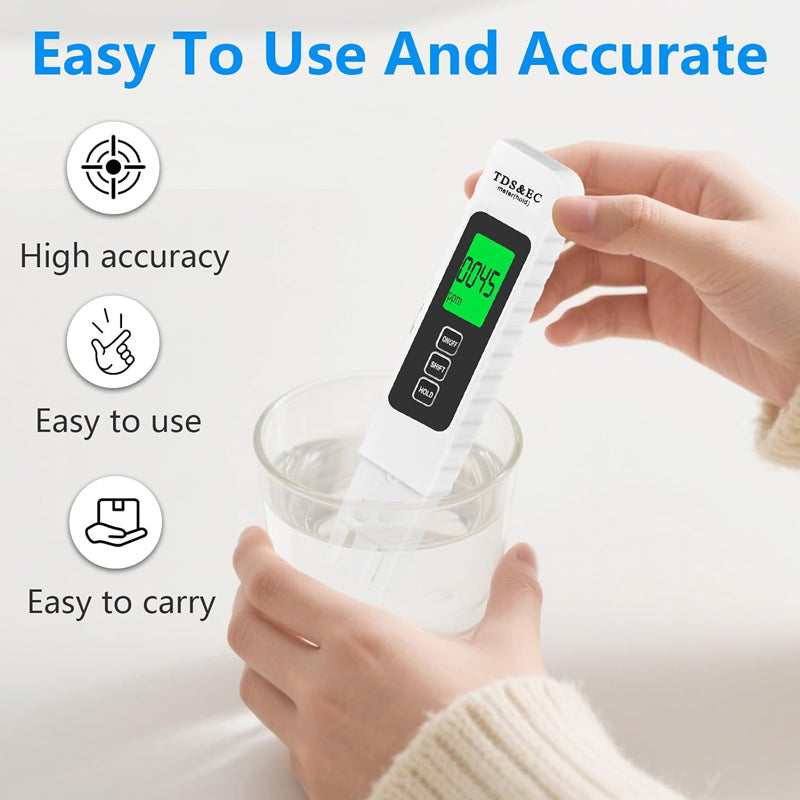 Digital Water Quality Tester for TDS, EC and Temperature