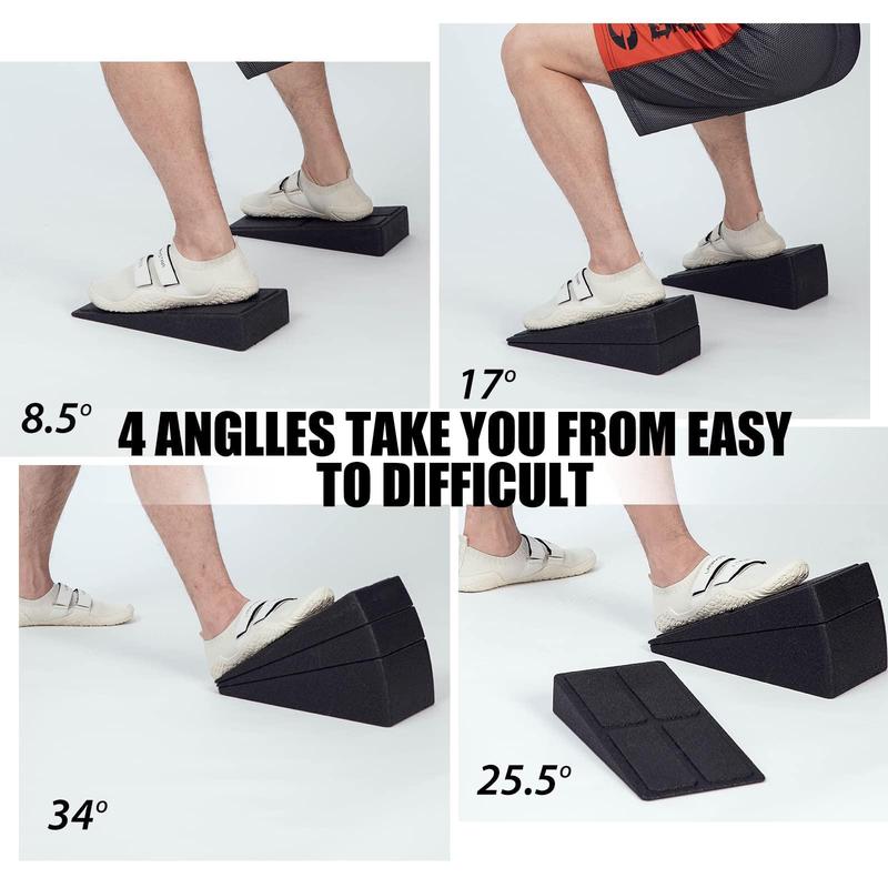 Adjustable Non-Slip Squat Wedge – 3-Piece Set