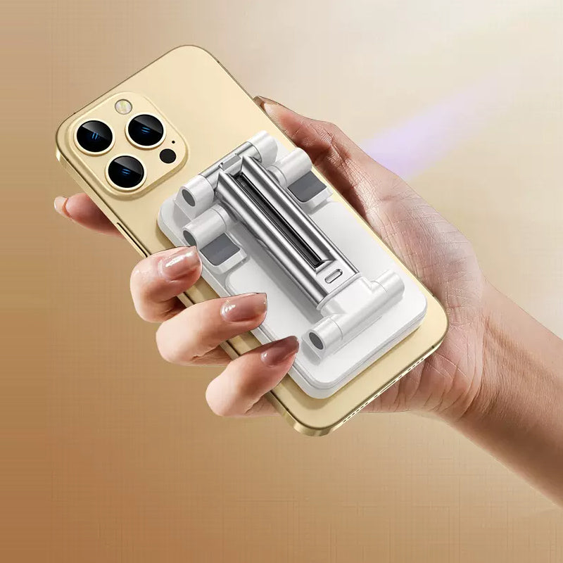 Fällbar skrivbordshållare