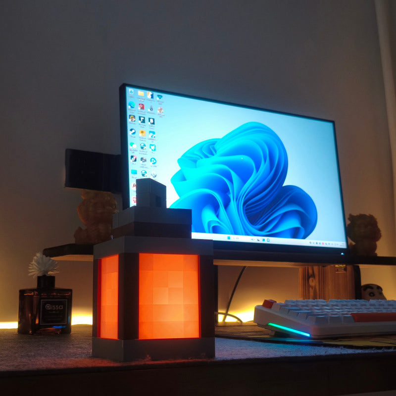 16-Color RGB Funny Pixel Night Lamp