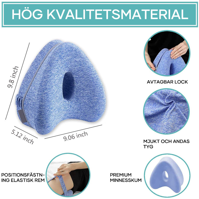 Hjärtformad benkudde