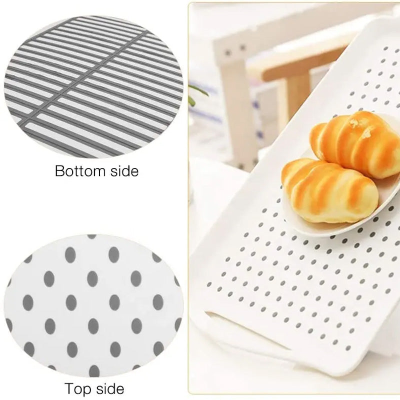 Dual-Handle Non-Slip Serving Tray