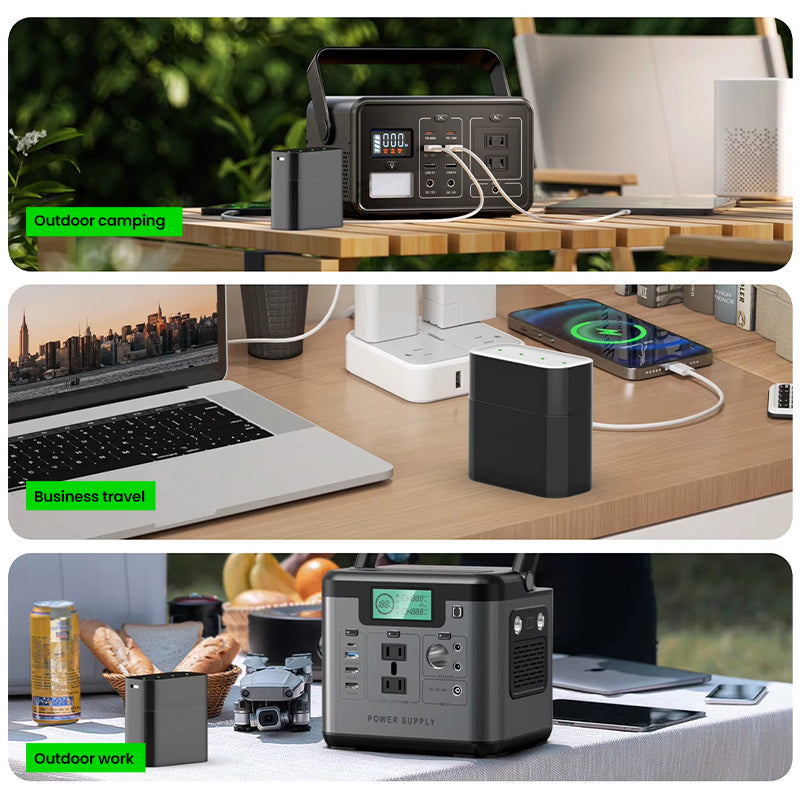 Lithium-ion Battery With Integrated Charging & Storage Box