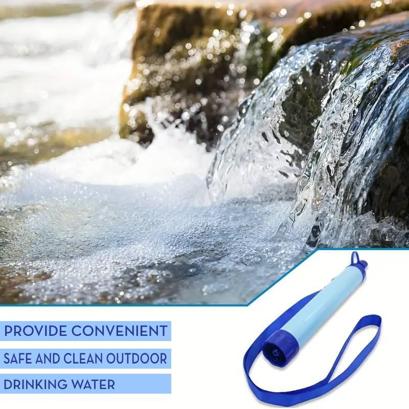 Portable Water Filtering Straw for Outdoor Adventures