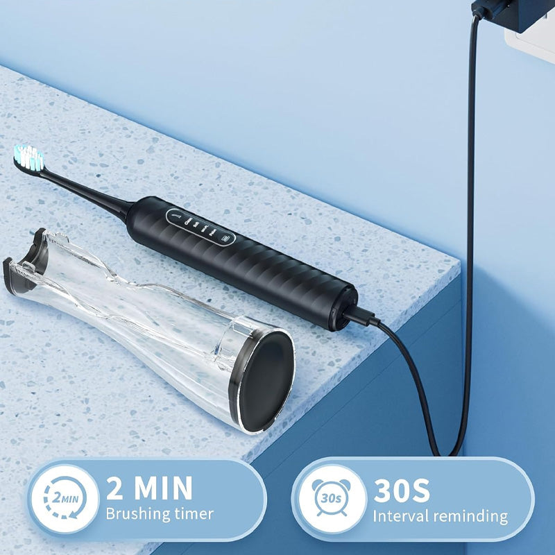 Electric Toothbrush with Water Flosser