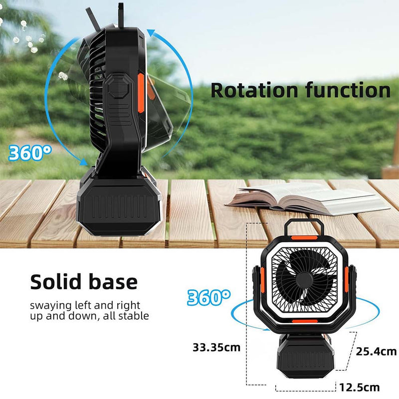 Portable Rechargeable Camping Fan