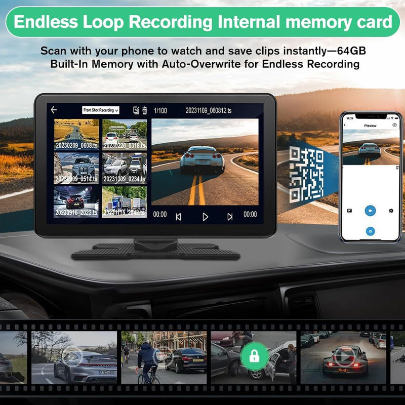 Portable Carplay Screen for Car