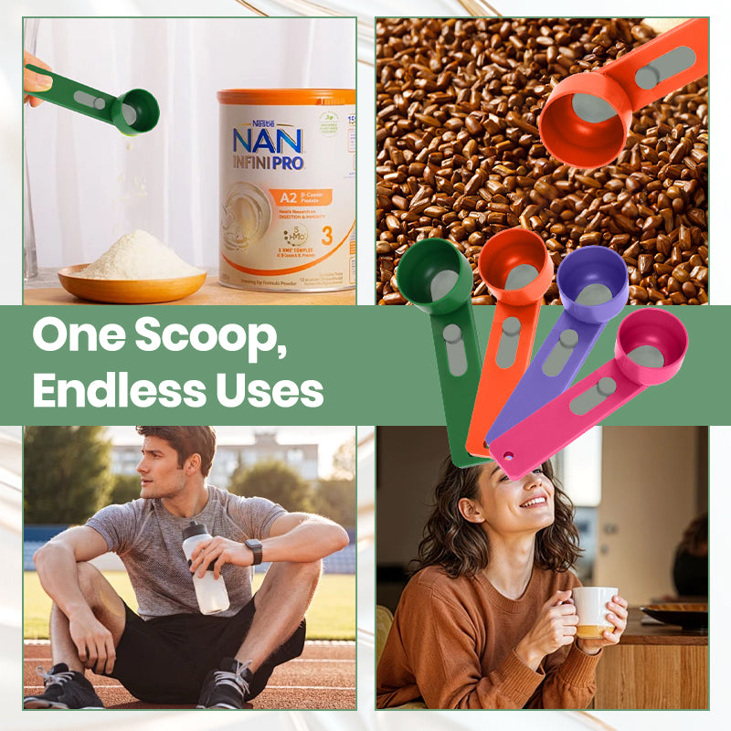 Multi-Purpose Scoop with Built-In Funnel