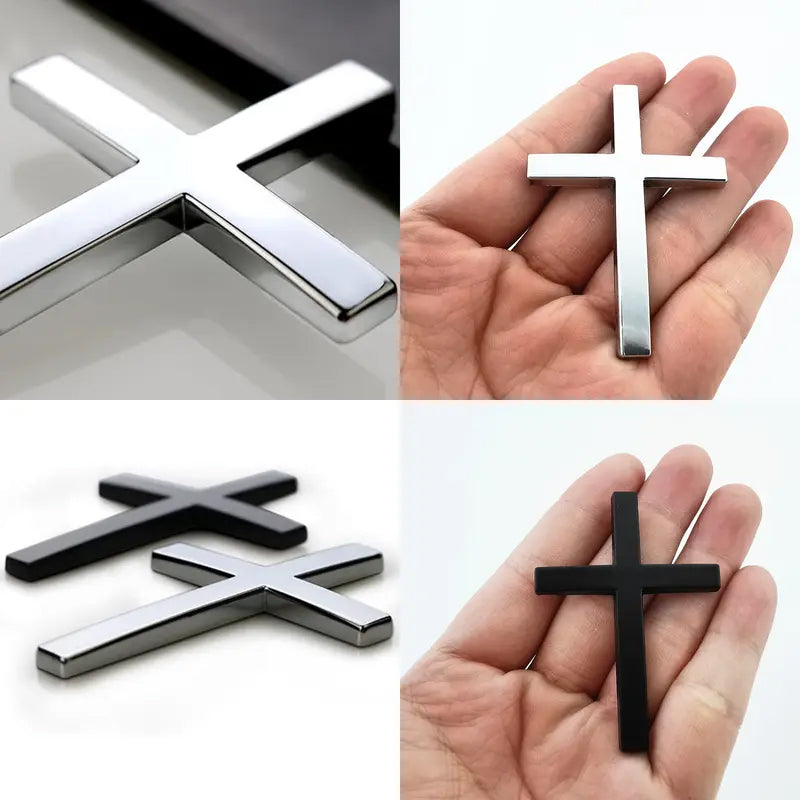 3D Cross Sticker