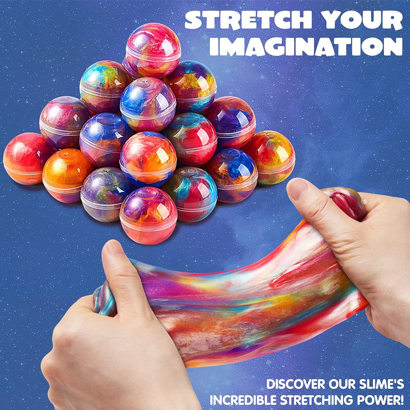 Cosmic Galaxy Slime Set (24 pcs)
