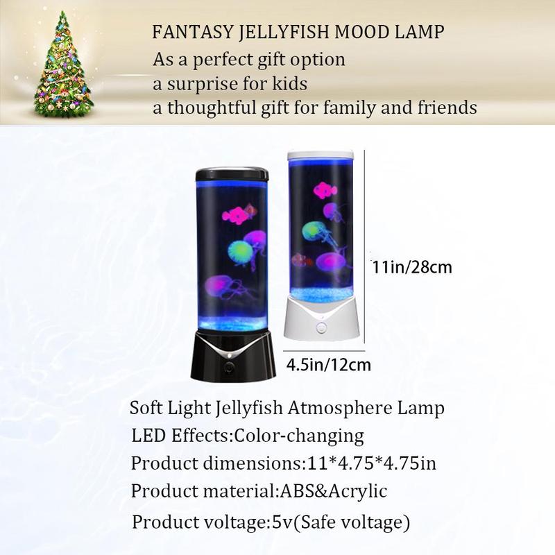Multipurpose 7 Color Changing Jellyfish Lava Lamp
