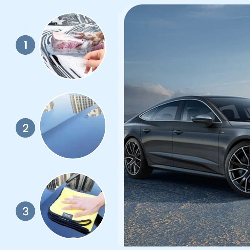 Billackspray för glans och skydd