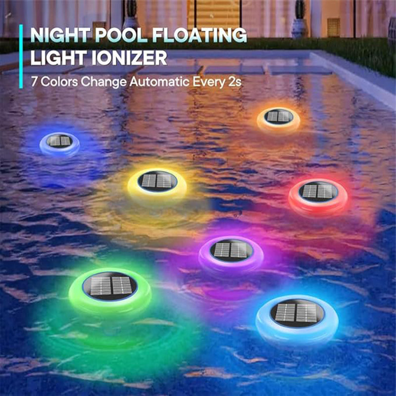 Solar-Powered Pool Ionizer Purifier