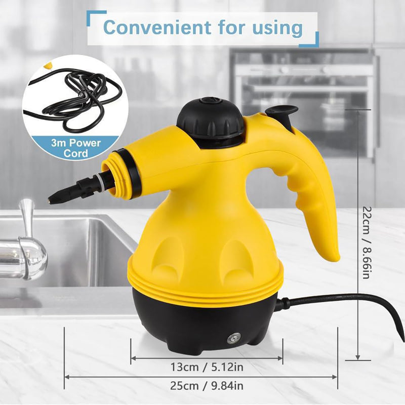 Handheld Steam Cleaner with 360° Rotating Nozzle