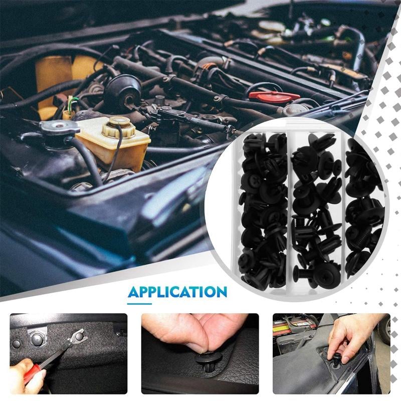 Universal Car Expansion Screw Clips Set (150 PCS)