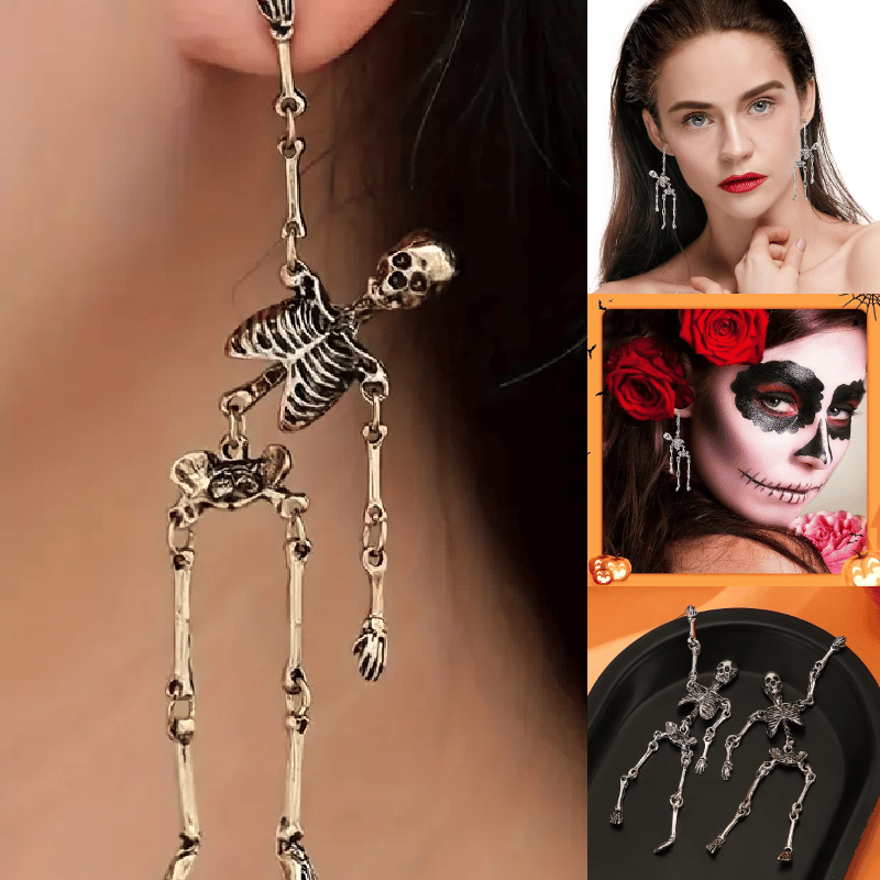 Halloween Horror Personality Skull Earrings