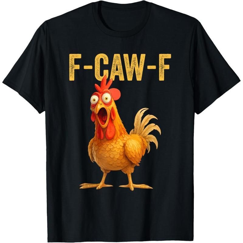 Rooster Graphic Oversized T-Shirt